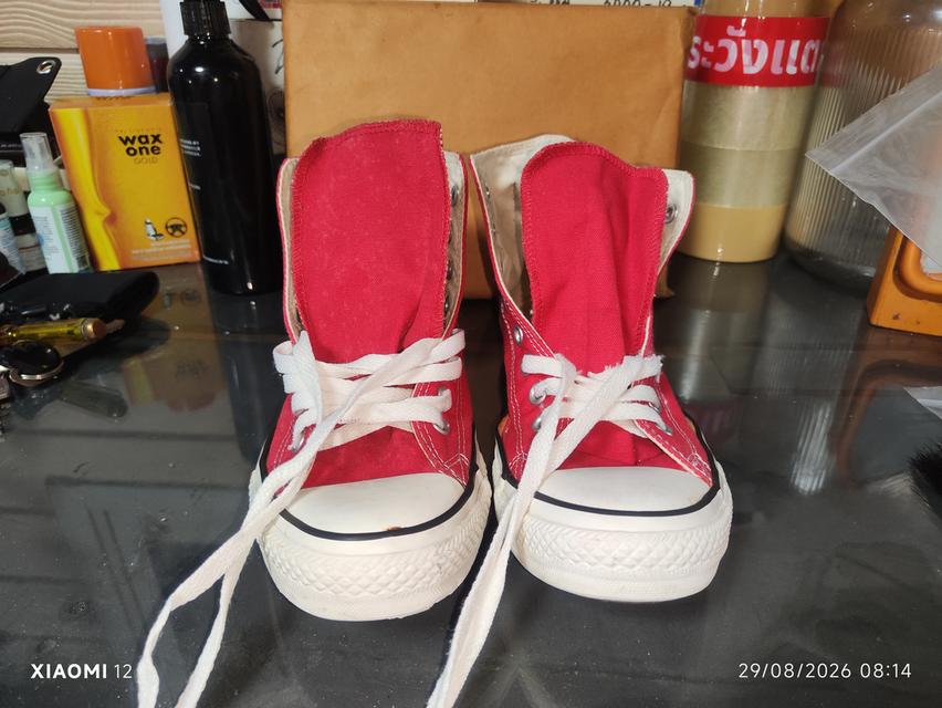 รองเท้า Converse รุ่นChuck Taylor All Star High (สีแดง) รหัสสินค้า(Style Code):M9621 เบอร์7. 5