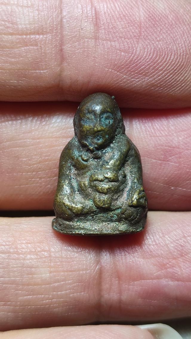 รูปหล่อเก่า หลวงพ่อเอม วัดคลองโป่ง รุ่นแรก สุโขทัย