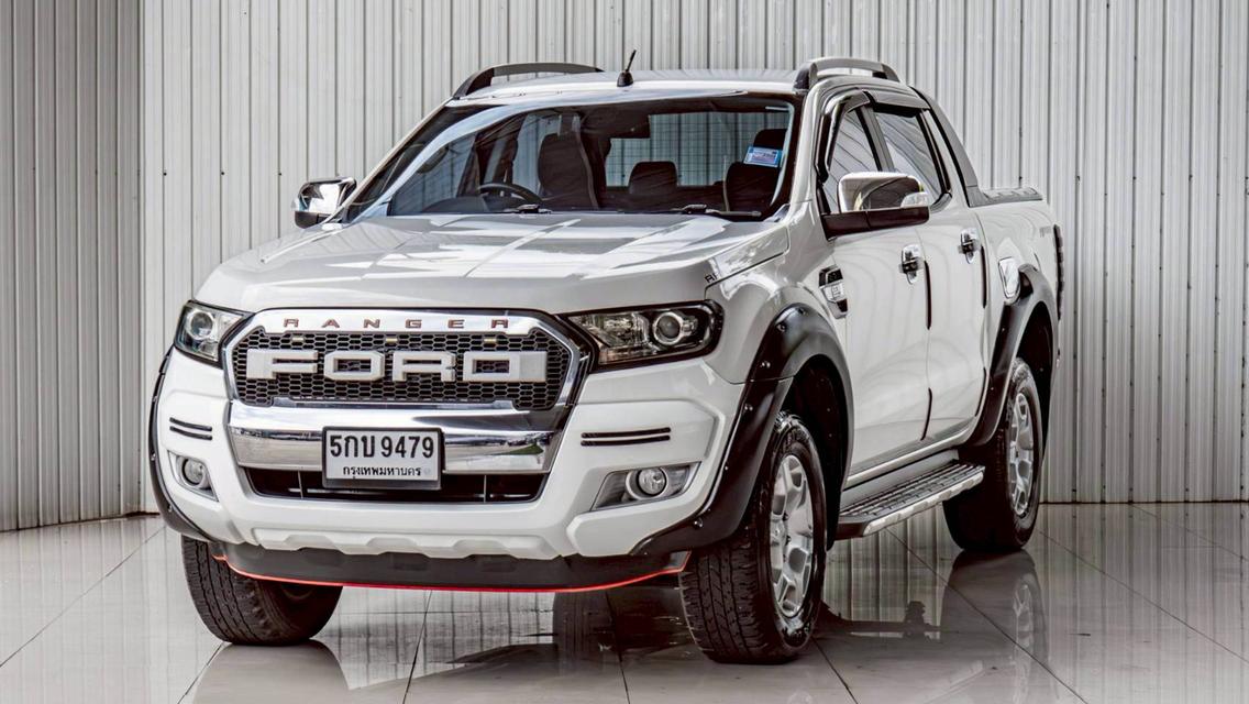 FORD RANGER 2.2 XLT ปี 2016 สีขาวโฉม HI-RIDER DOUBLE CAB รูปย่อยที่ 3