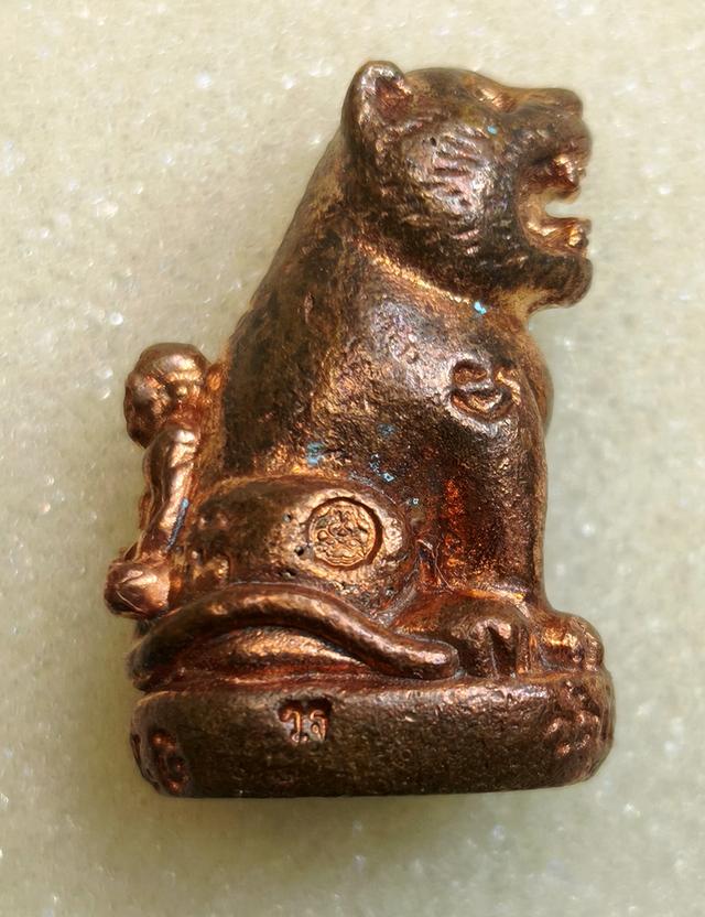 เสือแซยิด 85 หลวงพ่อเพี้ยน เนื้อสัมฤทธิ์เดช ปี 2555 วัดเกริ่นกฐิน ลพบุรี 2