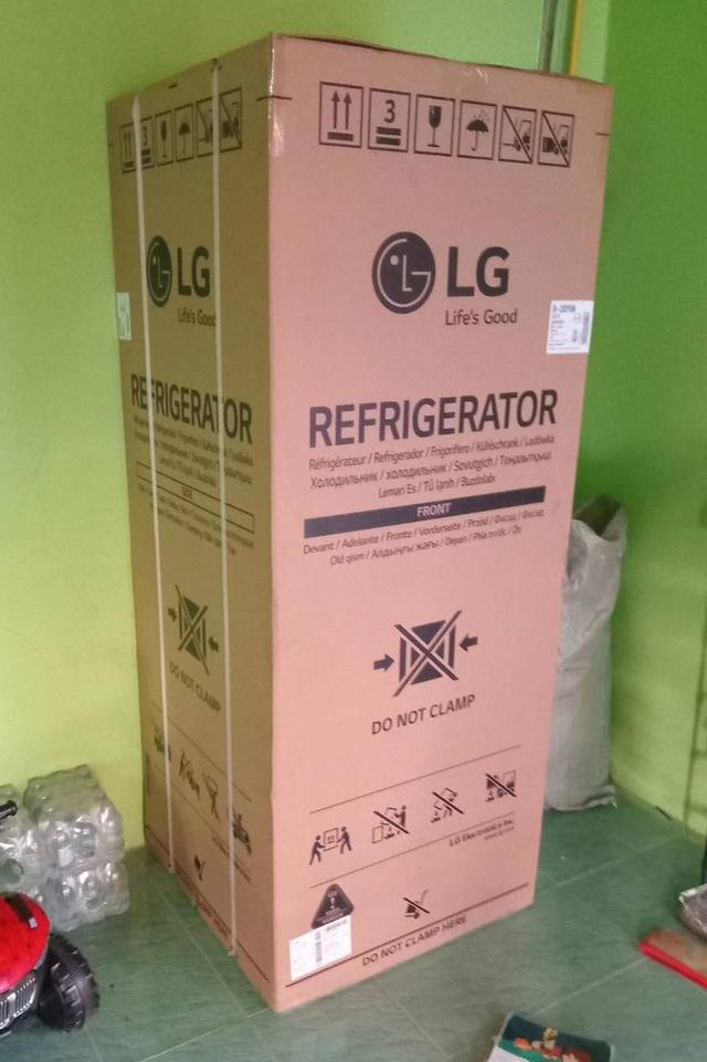 ตู้เย็น LG ระบบ Smart Inverter รุ่น GN-D382PQMB ขนาด 14.0 คิว ราคา 8,000.- บาท