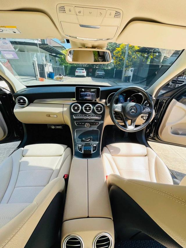 #Benz C350e Avantgarde Plug-in Hybrid สีดำ ปี 2018  2