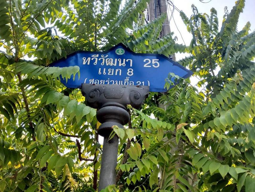Vายที่ดินใกล้ม.กรุงเทพธนบุรี 100 ตารางวา(ติดถนนคอนกรีตซอย ทวีวัฒนา 25 แยก 8 ตลิ่งชัน กรุงเทพมหานคร 1