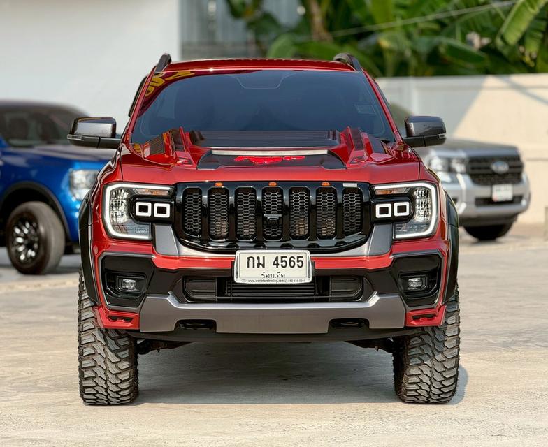 ปี 2023 FORD RANGER, 2.0 SPORT 4WDโฉม HI-RIDER DOUBLE CAB เกียร์ออโต้ สีส้ม รูปที่ 2