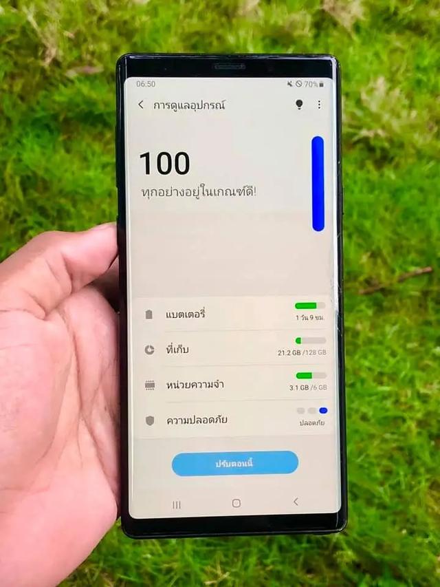 มือถือพร้อมใช้งานสภาพดีมาก Samsung Galaxy Note 9 5