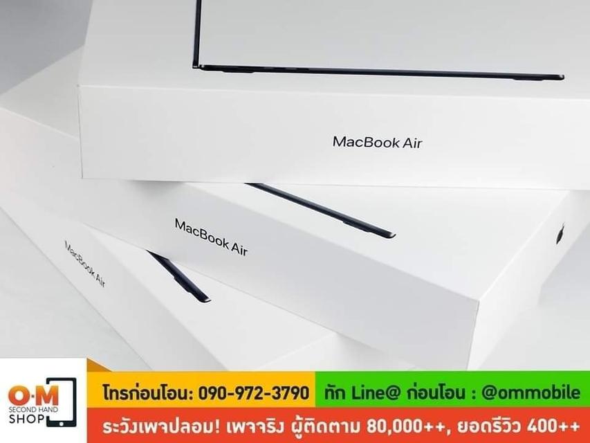 ขาย/แลก MacBook Air M3 15inch สี Midnight/ Ram8/ SSD256/ CPU8/ GPU10 ศูนย์ไทย ประกันศูนย์ 04/2025 ใหม่มือ 1 ยังไม่แกะซีล เพียง 36,990 บาท 4