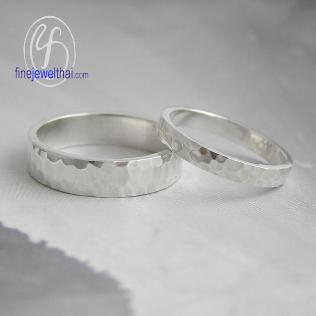 Finejejewelthai แหวนคู่รัก แหวนเกลี้ยง แหวนแต่งงาน RC1005_6400h