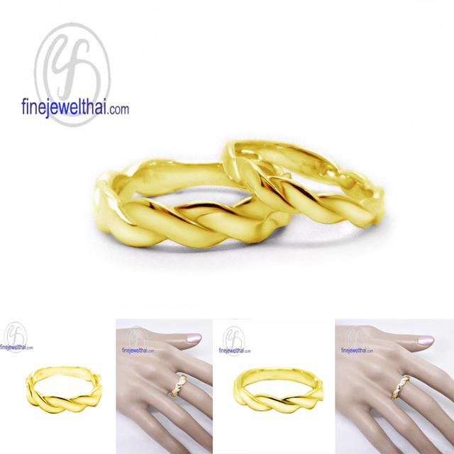 Finejewelthai แหวนคู่รักสำหรับคนรุ่นใหม่ ดีไซน์มินิมอล มีเอกลักษณ์ R1279_8000 3