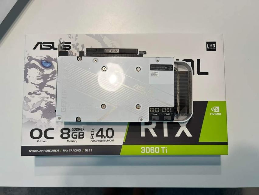 การ์ดจอ RTX 3060TI ASUS DUAL White 3