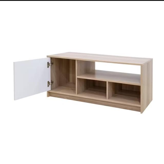  ตู้วางทีวี  SETH 120 ซม. สีไวท์โอ๊ค/ขาว แบรนด์ FURDINI ชั้นวางของ  ที่เก็บของ 2