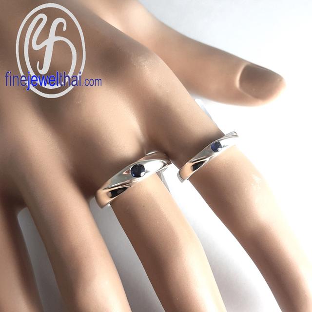 Finejewelthai แหวนไพลิน พลอยแท้ พร้อมใบรับรอง R1205_6bl 5