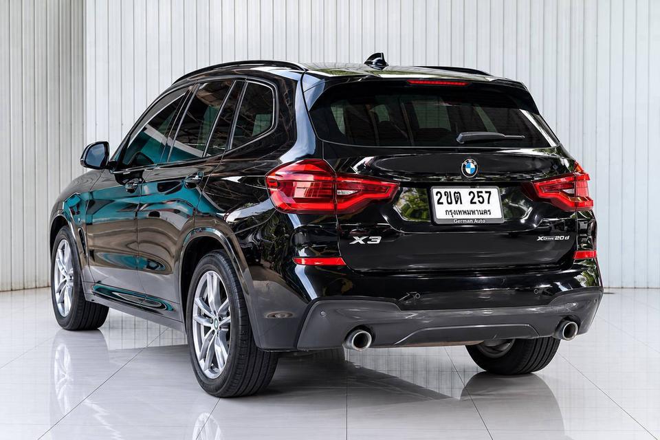 BMW X3, 2.0 xDrive20d M Sport ปี 2021 สีดำ โฉม G01 ปี17-25 รูปที่ 8