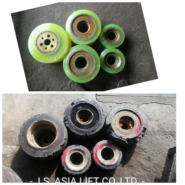 โพลียูริเทน หล่อล้อโพลียูริเทน ล้อForklift รูปย่อยที่ 3