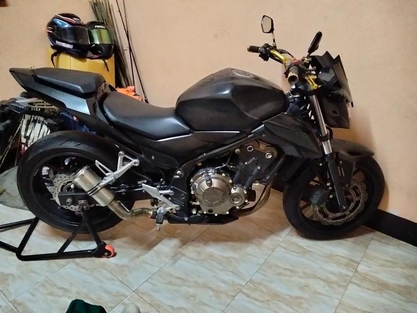 ขาย CB500F ปี 2018 เลขไมล์ 45,000 ขายราคา 50,000 บาทรถจอดไว้ไม่ได้ขับใช้งานได้ปกติ