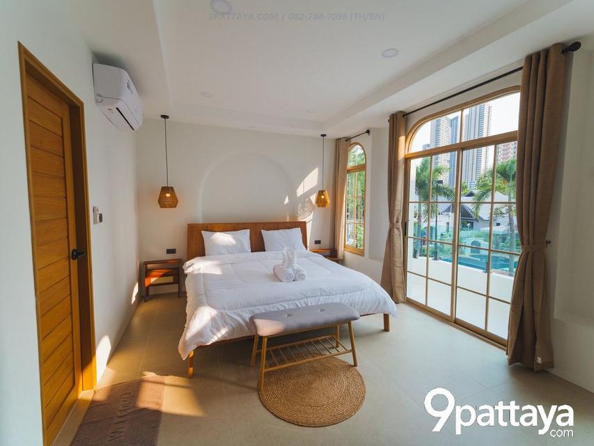 ให้เช่า | บ้านริมหาดวงศ์อมาตย์ 3 ห้องนอน • 4 ห้องน้ำ – เพียง 200 ม. ถึงชายหาด | Sea View Rooftop For Rent | Wongamat Beachside House 200m to the Beach 4