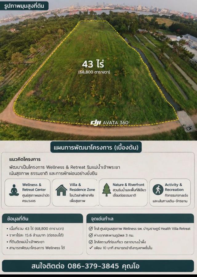 ที่ดิน ริมน้ำเจ้าพระยา 1