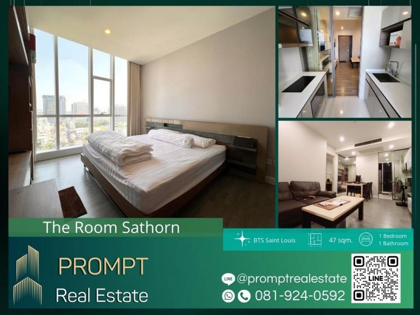 ST12449 - The Room Sathorn - 47 sqm - BTS Saint Louis