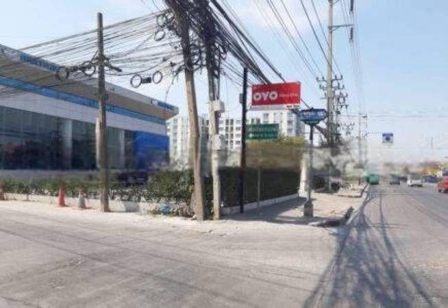 ที่ดินเปล่าถมแล้ว ติดถนนคอนกรีต ตำบลราชาเทวะ  บางพลี   สมุทรปราการ