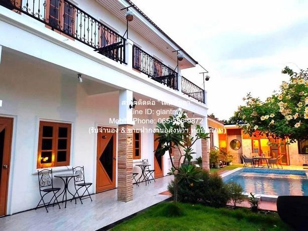 โรงแรม ให้เช่าพูลวิลล่า 2 ชั้น (บ้านพักตากอากาศ) ทะเลชะอำ บนเนื้อที่ 99 ตร.ว. 7 น 8 น้ำ ราคา 4,888 บาท/คืน ทำเลดี-เยี่ยม 1