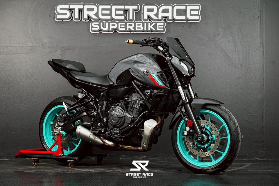 YAMAHA MT-07 2023 สีเทา ไมล์น้อย รถสวย