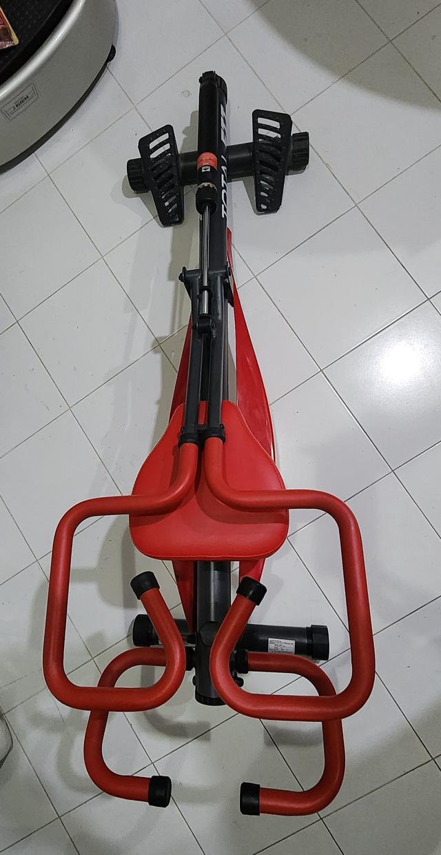 กรรเชียงบก Total fit สีแดงดำ 2
