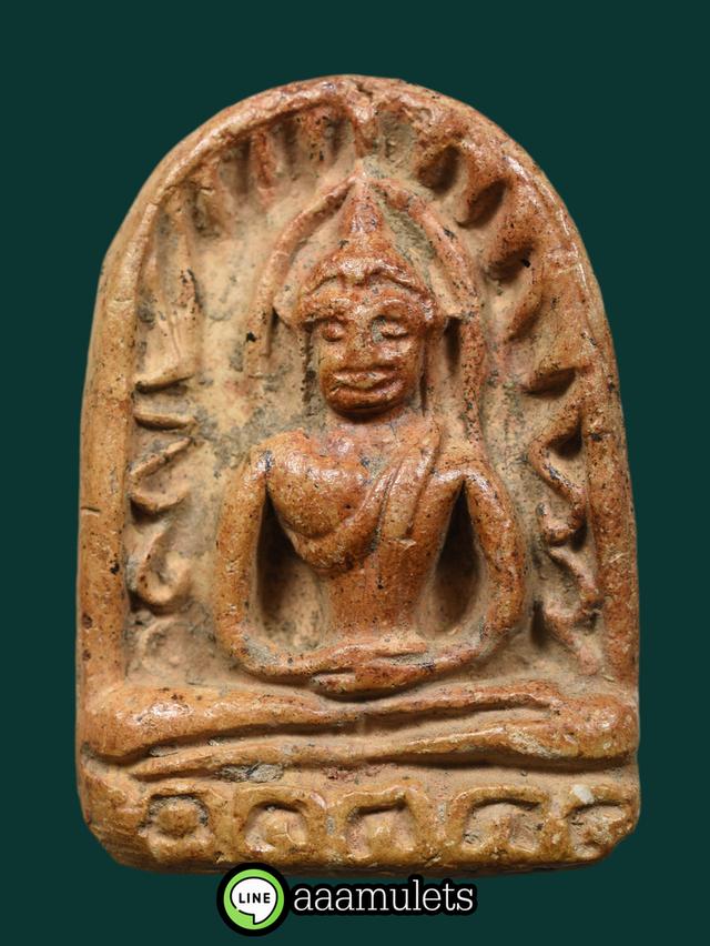 🌾 พระซุ้มกอกําแพงเพชร เนื้อดิน พิมพ์ใหญ่ มีลายกนก