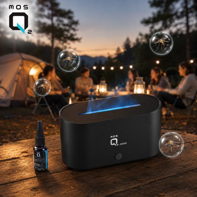 เครื่องไล่ยุงด้วยหมอกน้ำแบบพกพา MosQ2 mini  ที่ปลอดภัยรับรองจาก อย. (แถมฟรีน้ำยา1ขวด) รูปที่ 5