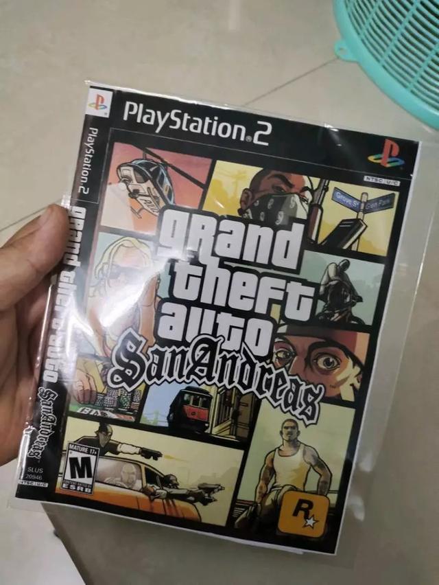 แผ่นเกมส์ PS2 GTA San Andreas 1