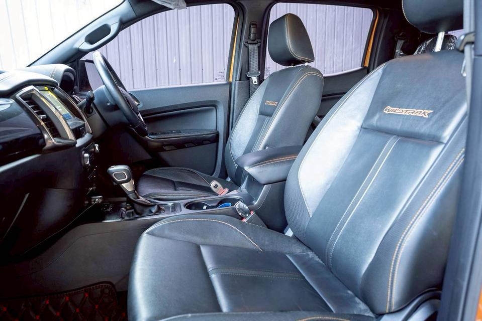 FORD RANGER 2.0 BI-TURBO WILDTRAK 4WD ปี 2019 สีส้ม โฉม DOUBLE CAB รูปที่ 11