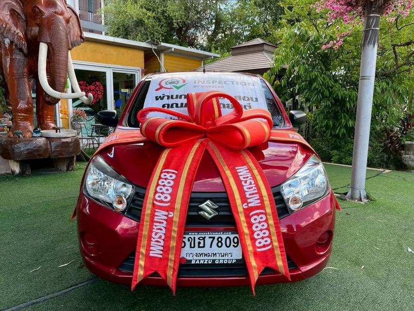 Suzuki Celerio รุ่น GX UP CVTเครื่อง1.0cc. AUTO ปี 2024 ไมล์แท้100%คะวิ่งน้อยมากๆคะ12,xxxกิโล