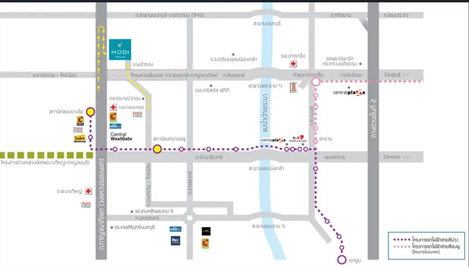 ทาวน์โฮม โมดิวิลล่า บางบัวทอง 1.9 ล้าน 2