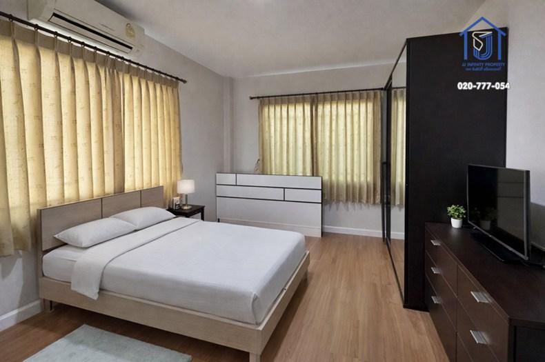 ขายบ้านเดี่ยว 2 ชั้น หมู่บ้าน มัณฑนา 2 อ่อนนุช-วงแหวน ถนนสุขาภิบาล 2 ใกล้สนามบินสุวรรณภูมิ 10