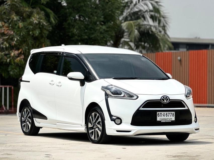 Toyota Sienta 1.5V สีขาว ปี2016 จดปี 2017 รหัส PAT6778 2