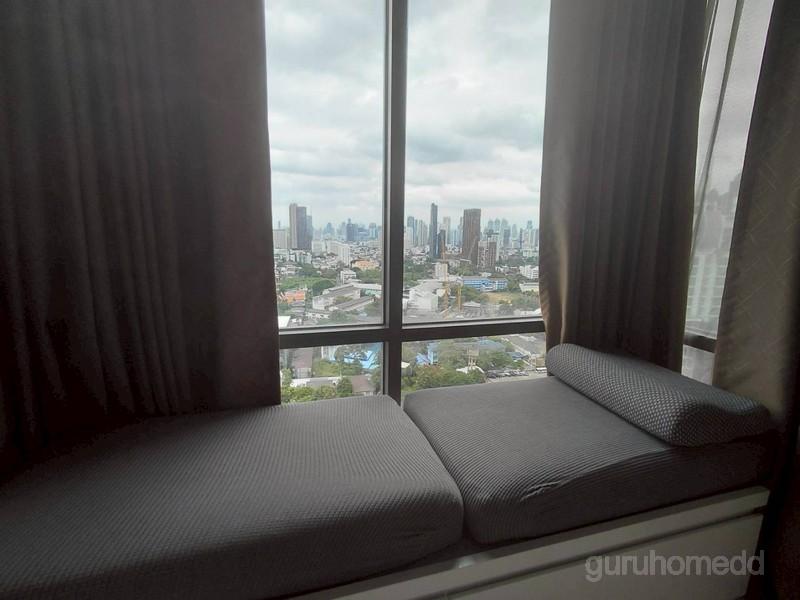 ให้เช่าคอนโด Rhythm Sukhumvit 42 ริธึ่ม สุขุมวิท 42 ห้องมุม ขนาด 56 ตรม 1นอน 1น้ำ ชั้น 23 เฟอร์นิเจอร์ครบ พร้อมอยู่ - gh 3