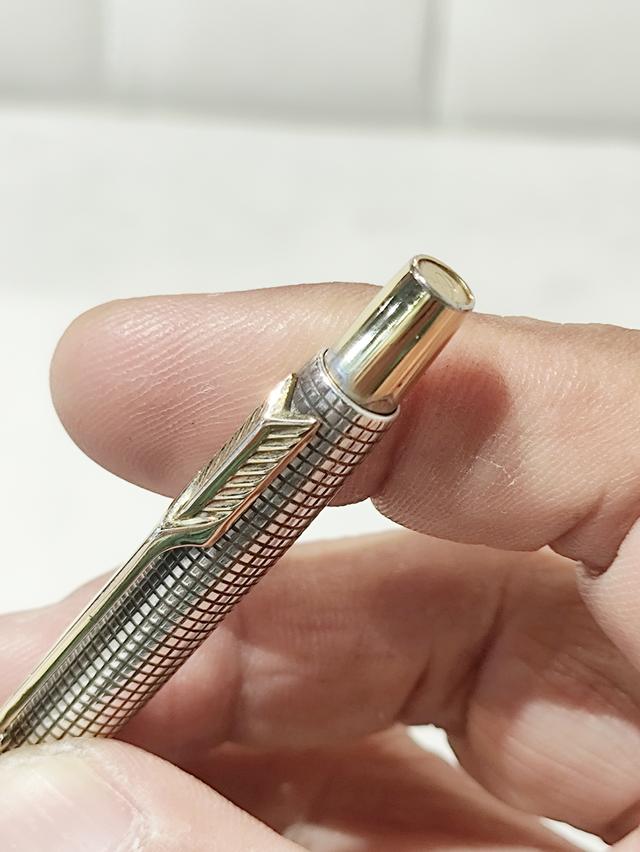 ปากกา ปาร์คเกอร์ รุ่น Vintage Parker 75 Sterling Silver Ballpoint Pen (Made in USA)🇺🇲