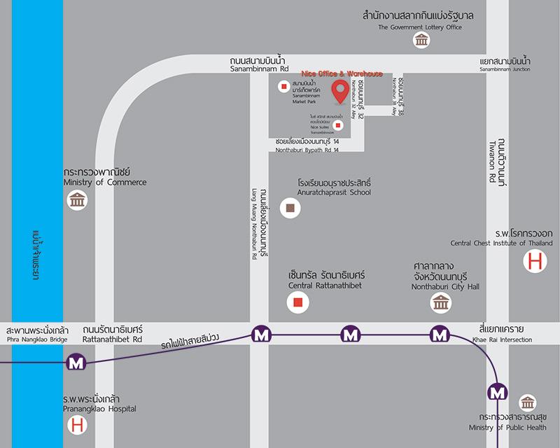 ให้เช่าพื้นที่ โกดัง Warehouse คลังสินค้า สนามบินน้ำ นนทบุรี 5