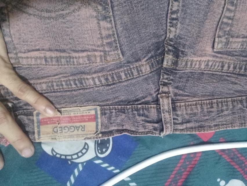กางเกงยีนวินเทจแท้มือ2ตามสภาพสินค้าพร้อมส่งนัดรับ 3