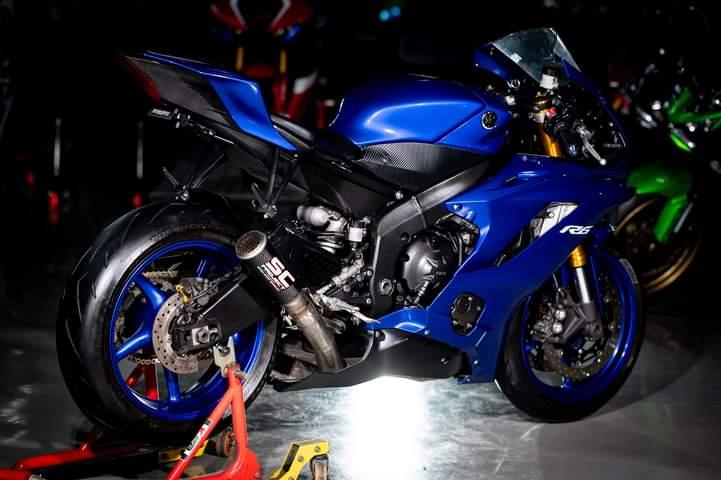 Kawasaki ninja zx 6r สีน้ำเงิน ปี 2022 2
