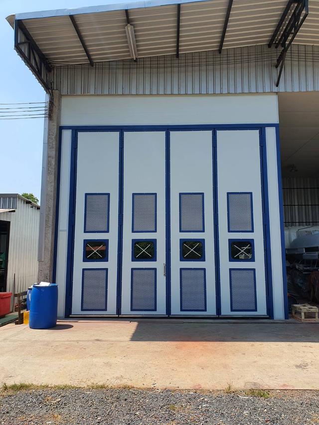 รับออกแบบติดตั้ง สร้างห้องพ่นสีระบบม่านน้ำ ห้องพ่นอบสีฟิลเตอร์ ห้องพ่นสีรถโฟล์คลิฟท์ ห้องพ่นสีรถขนาดใหญ่ พร้อมเอกสารเซ็นแบบห้องพ่นสี 2