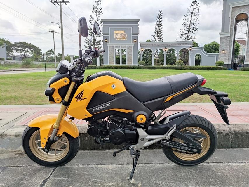 ลดราคา Honda MSX 125 สีเหลือง-ดำ ครับ