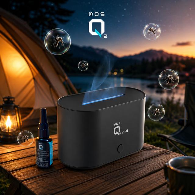 เครื่องไล่ยุงด้วยหมอกน้ำแบบพกพา MosQ2 mini  ที่ปลอดภัยรับรองจาก อย. (แถมฟรีน้ำยา1ขวด) รูปที่ 4