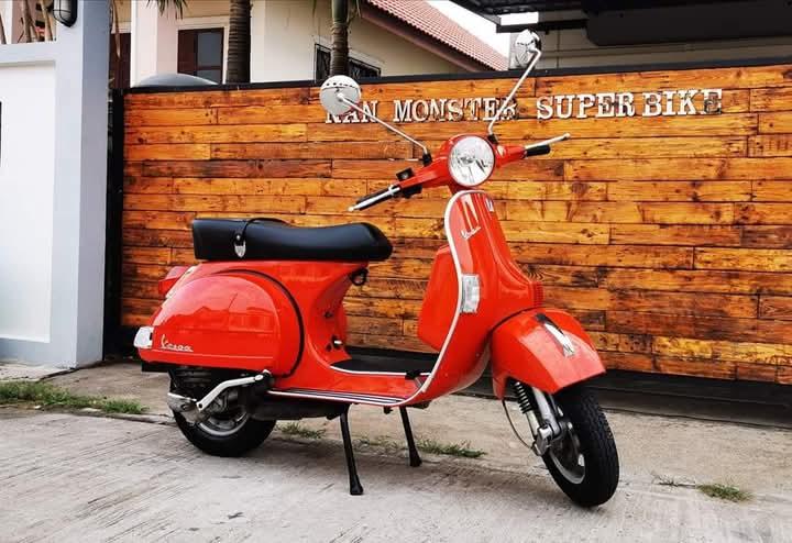 Vespa PX 125 สีส้ม 5