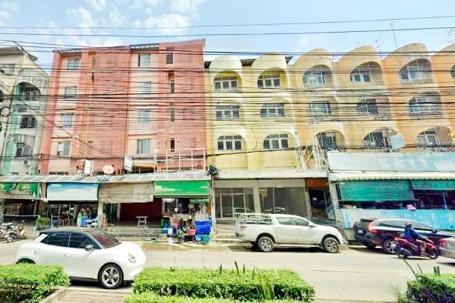 MRT บางกะปิ 250ม.แฮปปี้แลนด์ เซ็นเตอร์ 200 ม. ให้เช่าอาคารพาณิชย์ 4 ชั้น 2คูหา 32 ตร.วา. 510 ตร.ม. .4นอน 4 น้ำ MRT แยกลำ 7