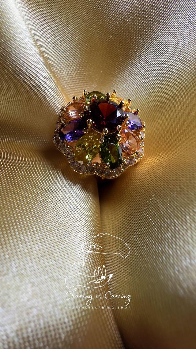 แหวนแฟชั่น เพชรแฟนซี CZ สวยน่ารักกกมาก แบบ บริดเจอตัน ราคา ฿1,390.- บาท รวมส่ง Bridgerton style