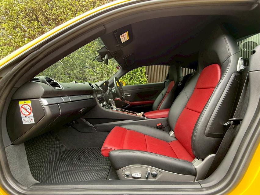 Porsche 718 Cayman สีขาว Warp เหลือง ปี 2018 จด 2019 ประวัติเข้าศูนย์ชัดเจน 8
