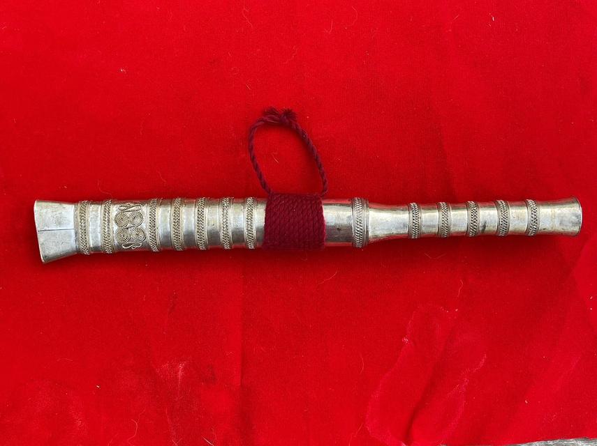 มีดหลูบเงินโบราณล้านนา ครูบาเทวฤทธิ์ มีดซุยอุ่ม มีดหมอล้านนา เจ้าน้อยต้นตาทิพย์ 13