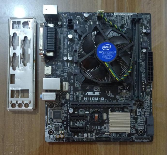 Mainboard (เมนบอร์ด) ASUS (1151) ASUS H110M-D พร้อม CPU Core i5 6400 และซิ้งพัดลมระบายความร้อน พร้อมใช้งาน 2