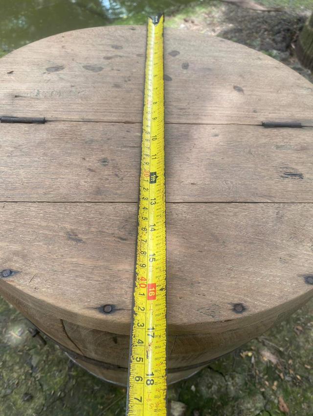 ถังไม้โบราณ มีฝาปิด แบบสพาย ถังไม้ใส่ของแบบโบราณ 10