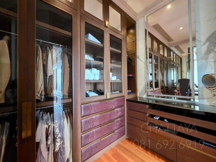 FOR SALE - THE EXTRAORDINARY PENTHOUSE The Residences at Mandarin Oriental, Bangkok 386.85 SQ.M.  3 BEDROOMS  50TH FLOOR  PANORAMIC CHAO PHRAYA VIEWS 13