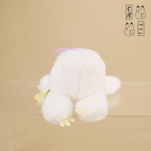 พวงกุญแจ ตุ๊กตา สล็อต นามาเคโมโนะ สีขาว 🦥 Kuttari Namakemono White Sloth・AMUSE・Charm Keychain・12.5 cm 💤